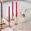 Long Taper Candles Scent-Free 9.8 Inch 5