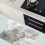 Kieselgur-Badematte Goldgrauer Marmor 5080cm 6