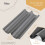 Non-stick baguette bakeform antrasitt 2-Loaf 2