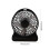 Ventilateur de bureau 3 vitesses rechargeable USB 16,8 x 14 cm 3