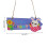 Décoration murale lapin de Pâques et carotte avec corde (1 pièce) 3