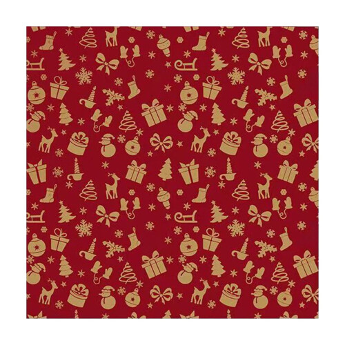 Kerstcadeaupapier set met handgemaakte geschenkdozen 1