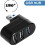 XIAOLE USB2.0 Hub de 3 puertos con diseño giratorio 4