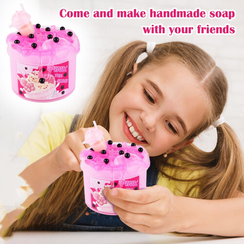 Bubble Tea Slime – Dickflüssiger, glänzender, handgemachter Slime – 1 Stück 2