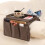 Organizer da bracciolo per divano con portabicchieri, 31 x 19 cm 7