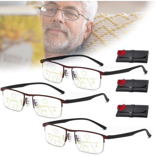 Solymall Intellireaders Titanium progressieve leesbril