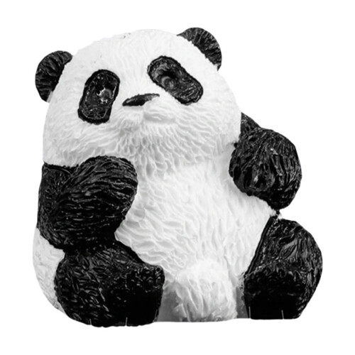 Trefigur av panda, hydroponisk, dekorasjon, 1 stk.
