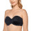 Damen-BH, trägerlos, mit Bügeln, ungefüttert, Minimizer, Übergröße 1