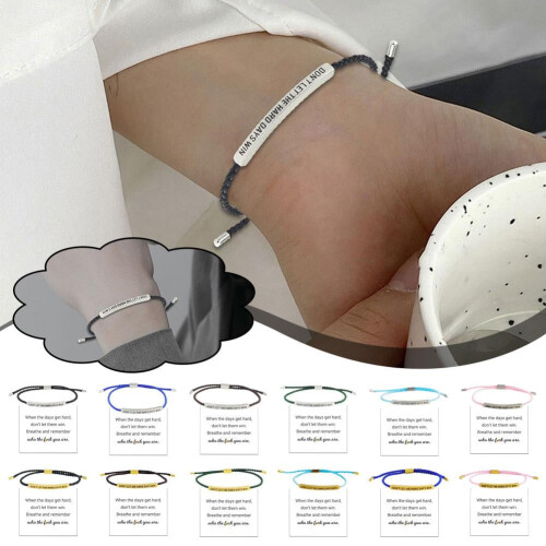 Silver Titanium Steel Engraved Adjustable Bracelet 1