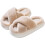 Damebløde åbne hjemmesko med memory foam og 1