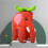 Elefante de Pelúcia Morango, Ultramacio, Vermelho, 25cm (9,8 polegadas), 1 unidade 2