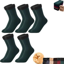 Talviset fleece-sukat, lämpimät ja paksut, Cozy5Pairs