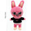 Pelúcia SKZOO - Animal de Pelúcia Macio de Anime, 22 cm (8,7 polegadas) 6