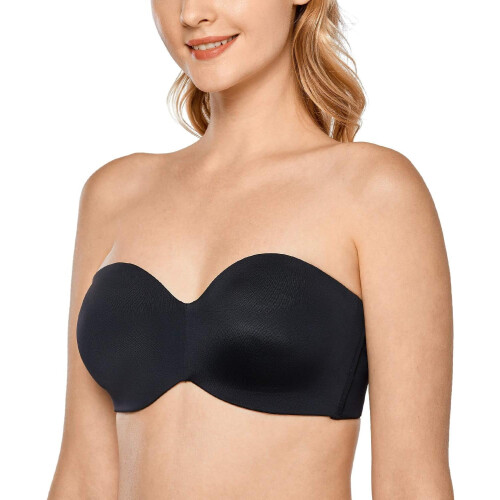 Sutiã feminino sem alças, com aro e modelador redutor, sem forro, plus size.