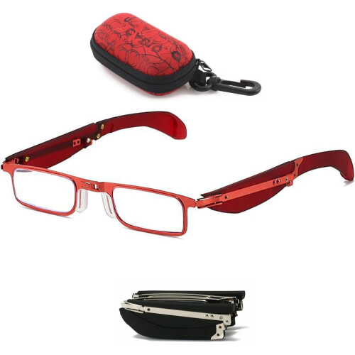Faltbare Blaulichtfilter-Lesebrille, leicht