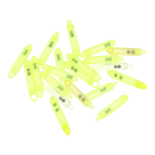 Sonagli da pesca 3mm16mm Giallo Verde 20 pezzi 2