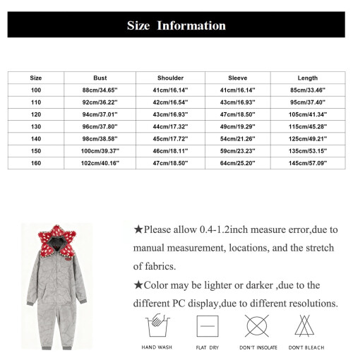 Stranger Things Demogorgon pyjamaset lichtgrijs 2