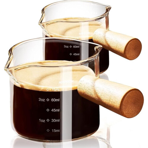 Espressokoppar med handtag 95 ml 2 st