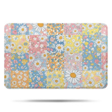 Pioneer Flower Floral -kylpyhuonematto, liukumaton, 17 x 27 tuumaa