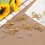 Bow Shape Drawer Knobs Gold Brass 6 pcs 8