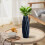Plastvase med keramikk-utseende til blomster, 1 stk. 8