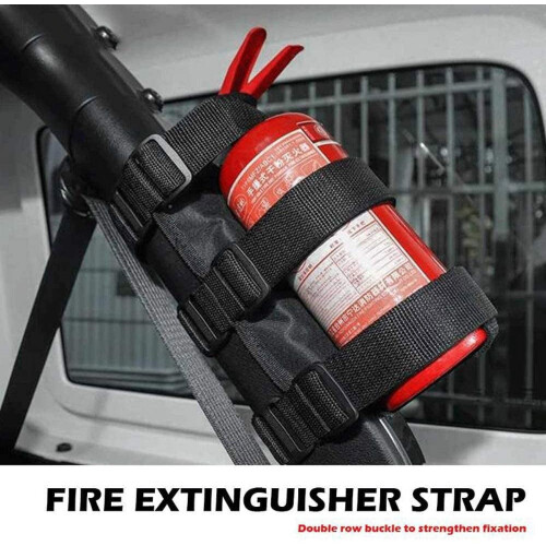 Fire Extinguisher Holder Adjustable 3 lb Black 1