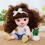 Boneca de silicone para vestir princesa, 21,8 cm (8,6 polegadas), com múltiplas articulações. 3