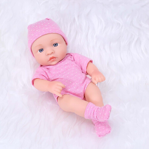 Mini poupée bébé de 19 cm, réaliste, avec vêtements 2