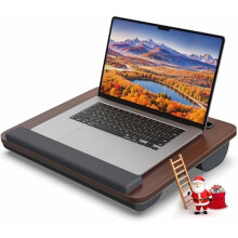 Hordozható ölbe tett asztal laptophoz csuklótámasszal és tablettel