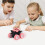 Aonerit Monster Truck Pull-Back Toy4WD Friction Car 5