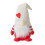 Kabouterpaar Ornament Rode Gebreide Muts 2 stuks 1