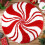 Christmas-style carpet with striped pattern, 1