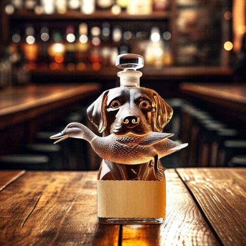 Whiskyfles karaf glas eend 750 ml 2