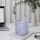 Mesh Pen Holder Purple Square Desk Organizer 3