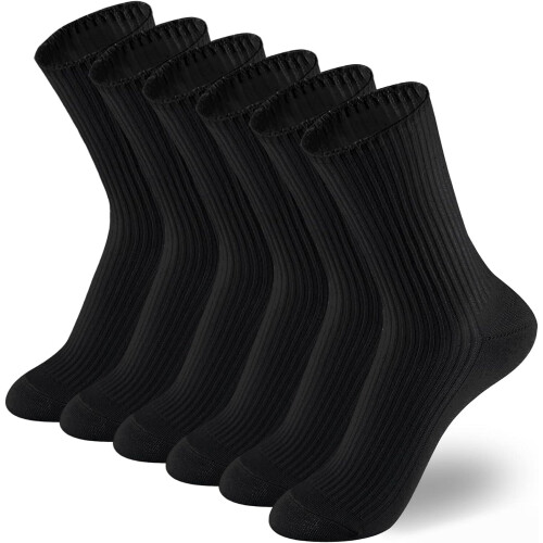 Damen-Baumwollsocken, neutrales Design, 3er-Pack