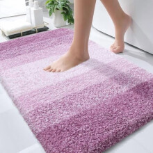 Kylpyhuoneen matto mikrokuitu 36x24 tuumaa vaaleanpunaisen-violetti