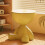 Round Side Table with Storage, Modern, 1 Piece 6