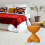 Round Side Table with Storage, Modern, 1 Piece 3