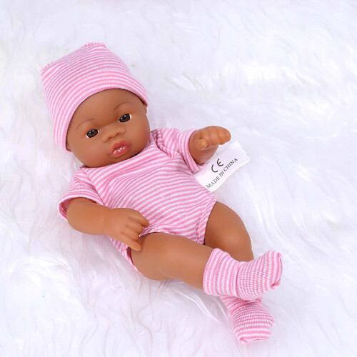 Muñeca bebé mini realista de 20 cm con ropa. 2