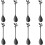 Colher de café expresso em aço inoxidável, 12 cm (4,7 polegadas), pacote com 8 unidades. 1