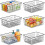 Utility Wire Basket Organizer Sort Stål6Pk 1