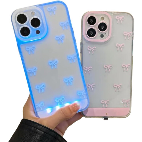 Θήκη τηλεφώνου LED με φιόγκο για iPhone 11–17Pro Max
