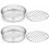 Conjunto de forma e suporte para bolo em aço inoxidável, 8 polegadas (4 peças) 1