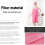 Dames spa badjas set van microvezel, 3-delig 5