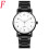 Women's Quartz Watch 38mm Luminous Dial Leather Band 2