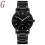 Women's quartz watch luminous dial 38mm leather band 2