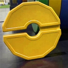 2 Szt. Gym Micro-Type Plates Hantle Frakcyjne Talerze Ciężarków Gumowe Ułamkowe Talerze Ciężarków Dodatek Zmiana Żółty 0,5 Kg