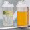 Kunststoffkrug mit Deckel, 1 l, BPA-frei 6