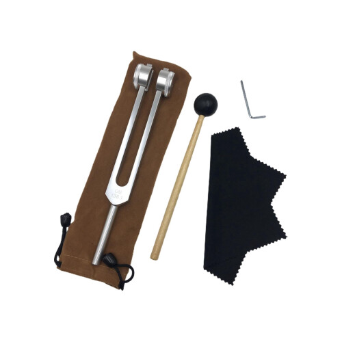 Portable OM 136.1 Hz tuning fork with storage bag 1
