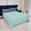 Drap plat en microfibre douce, infroissable et résistante à la décoloration, vert 2
